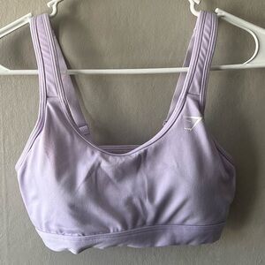 Gymshark Light Pink Sports Bra Size